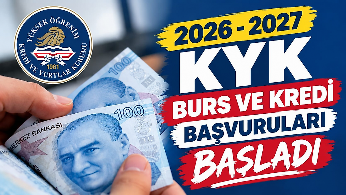2026-2027 KYK Burs ve Kredi Başvuruları Başladı