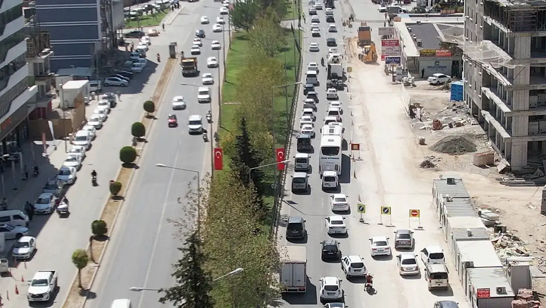 Adıyaman'da trafik çilesi