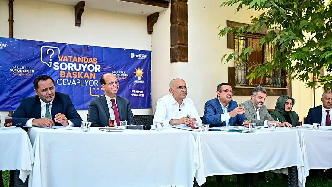 Başkanlar Malatya’nın geleceğini Özalper’de vatandaşlarla paylaştı
