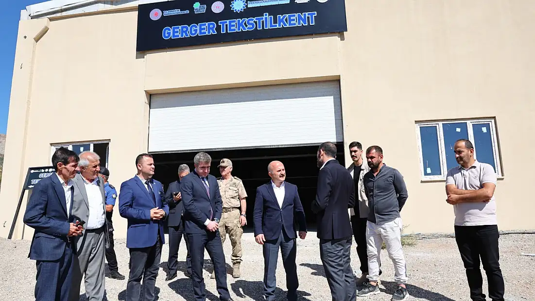Gerger Tekstilkent faaliyete geçiyor: İlk etapta 200 kişi istihdam edilecek
