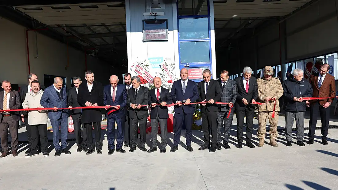 Kâhta ilçesinde Yeni Araç Muayene İstasyonu hizmete açıldı