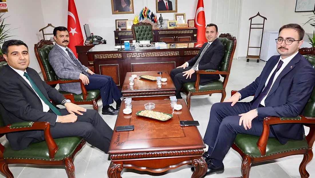 Kaymakamlardan Gölbaşı kaymakamı Algın’a hayırlı olsun ziyareti