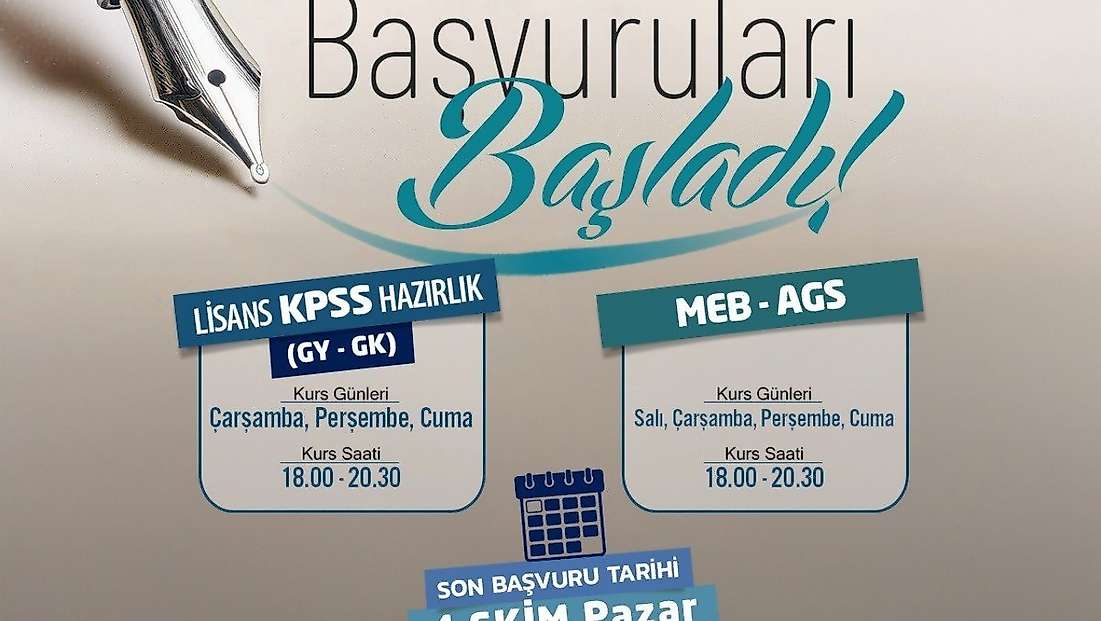KAYMEK’ten KPSS ve MEB-AGS hazırlık kursları