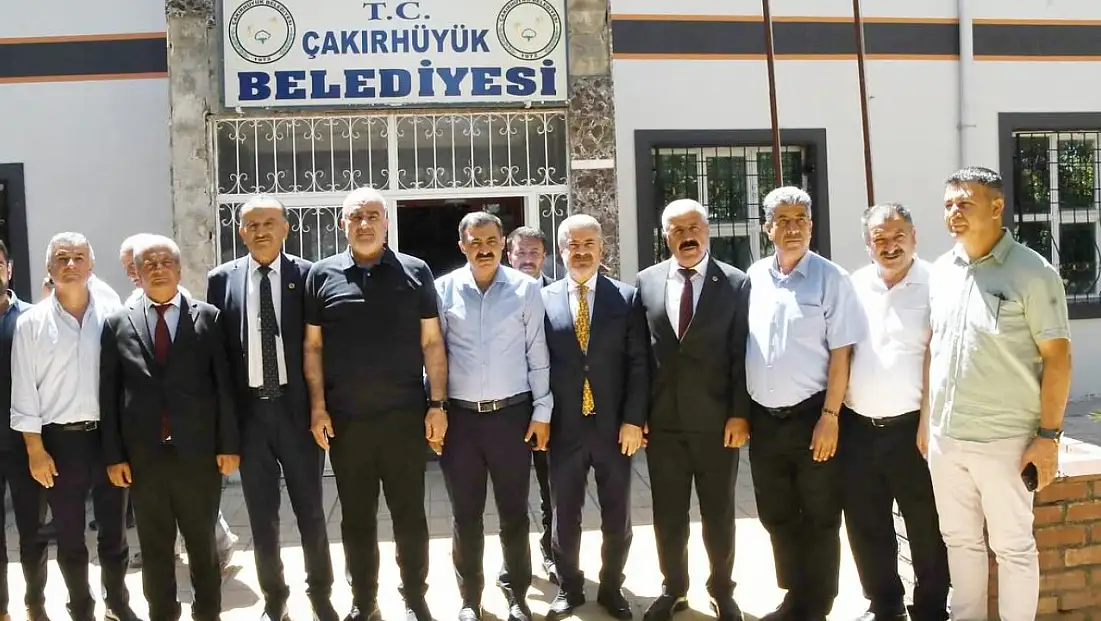 Milletvekili Özhan’dan Çakırhüyük belediyesine ziyaret