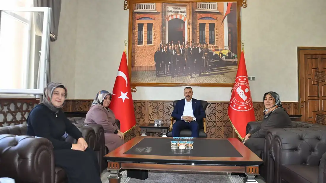Üreten Eller Kooperatif yönetimden kaymakam Pelvan’a ziyaret