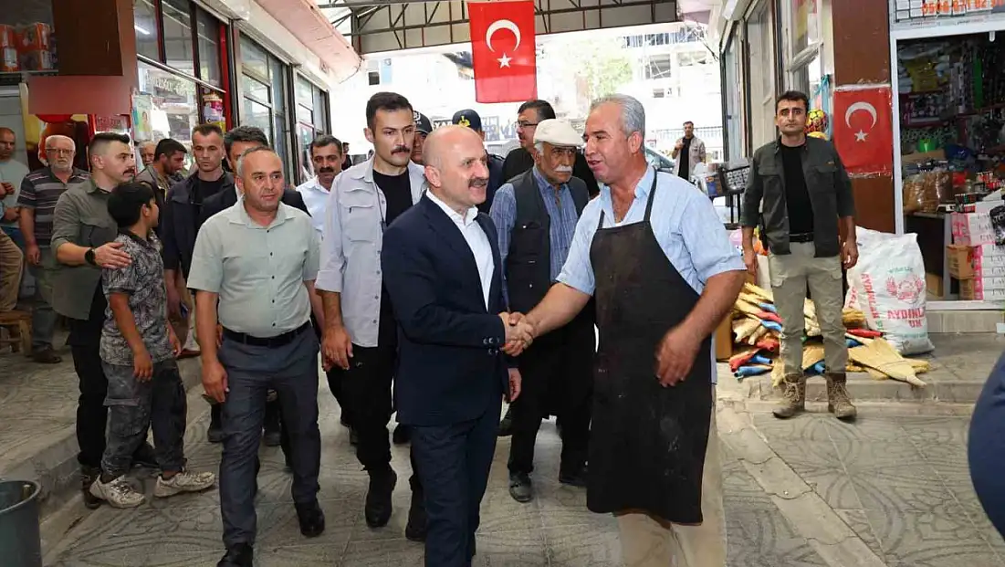 Vali Osman Varol, Besni esnafını ziyaret etti