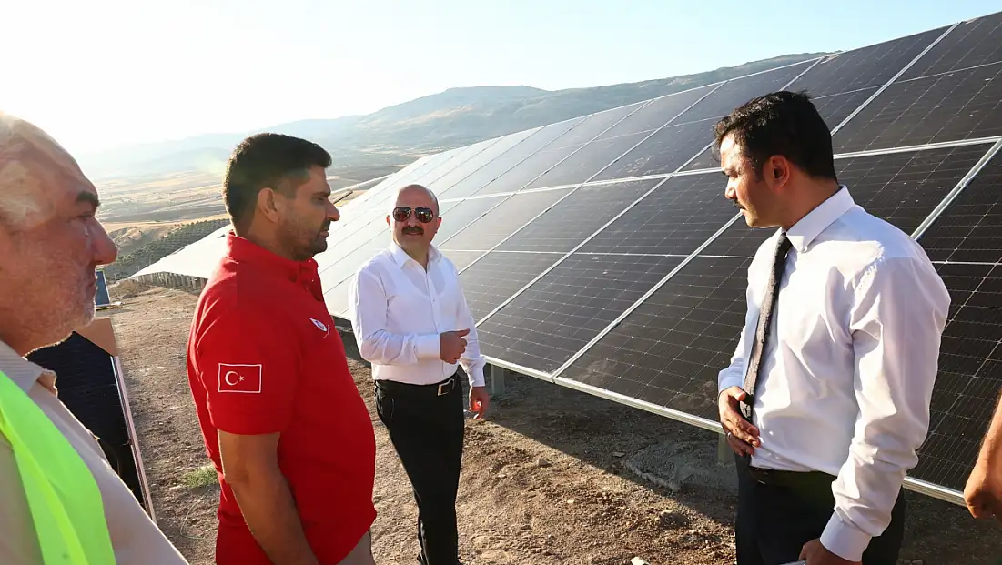 Vali Varol Çaltılı köyünde GES tesisinde incelemelerde bulundu