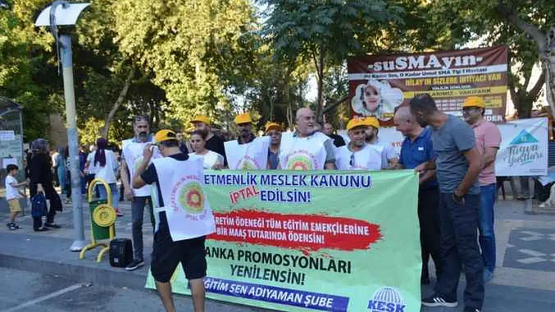 Eğitim Sen'liler Öğretmenlik Meslek Kanunu'nun İptal Edilmesini İstiyor