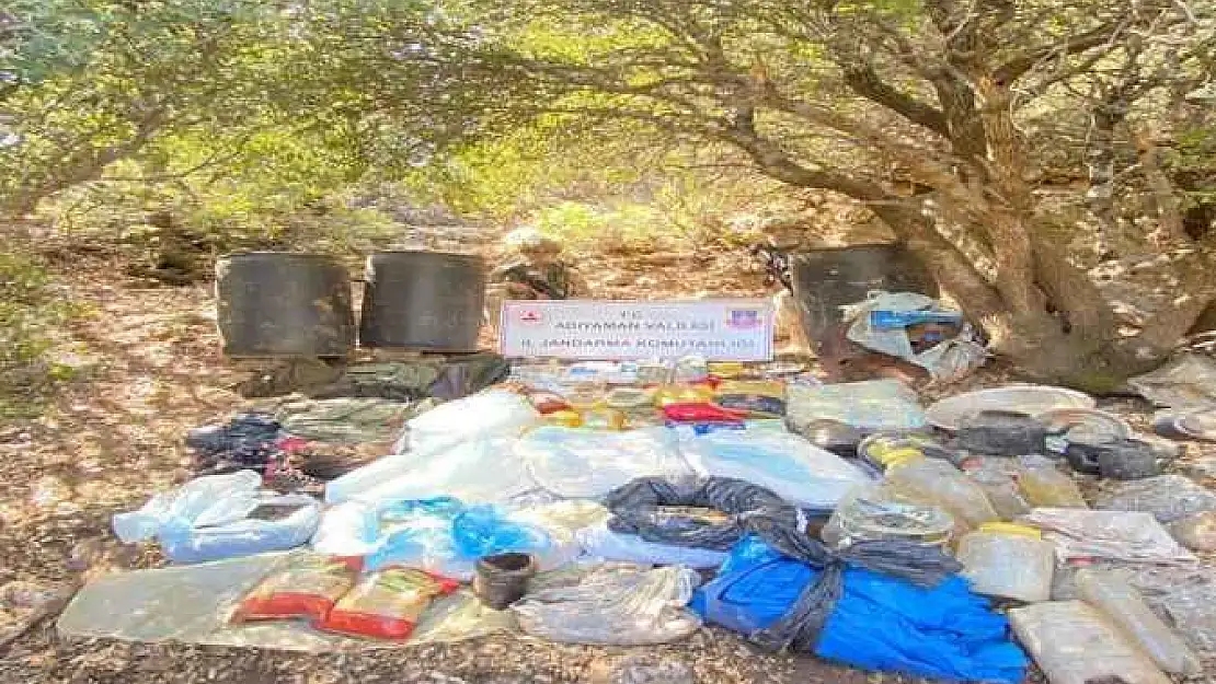 PKK'ya Ait Yaşam Malzemeleri Ele Yakalandı