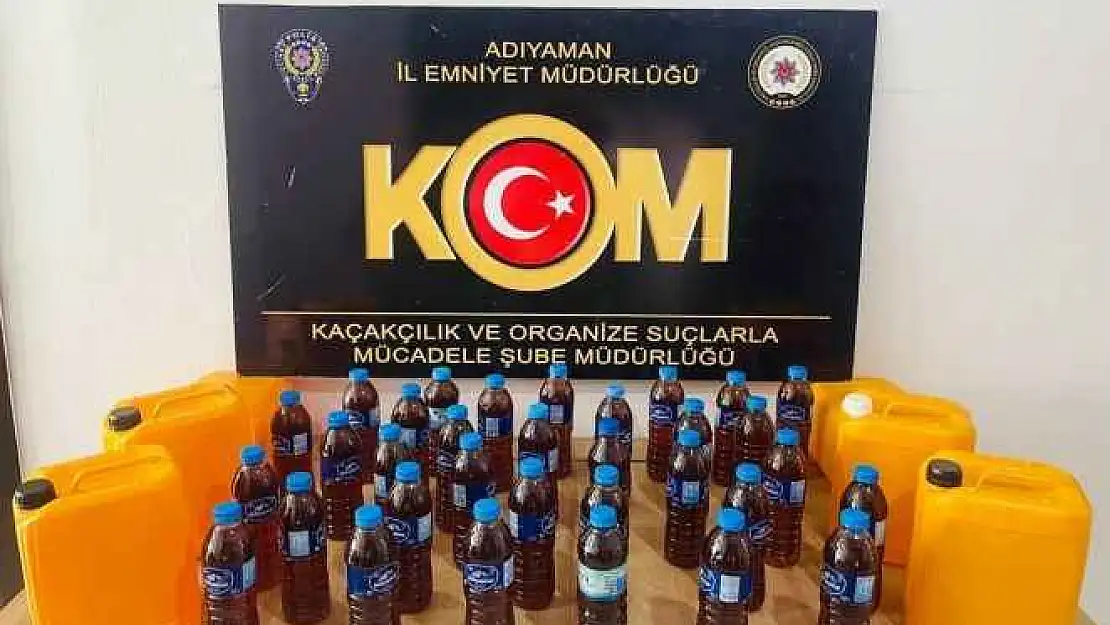 46,5 Litre Kaçak İçkiye El Koyuldu