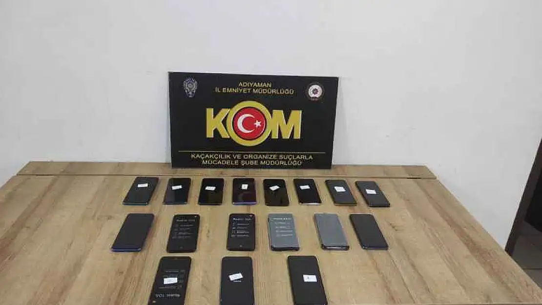 Adıyaman'da Kaçak Telefon Ele Geçirildi