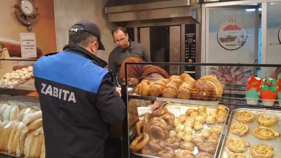 Zabıta ekiplerinden fırınlara gece denetimi