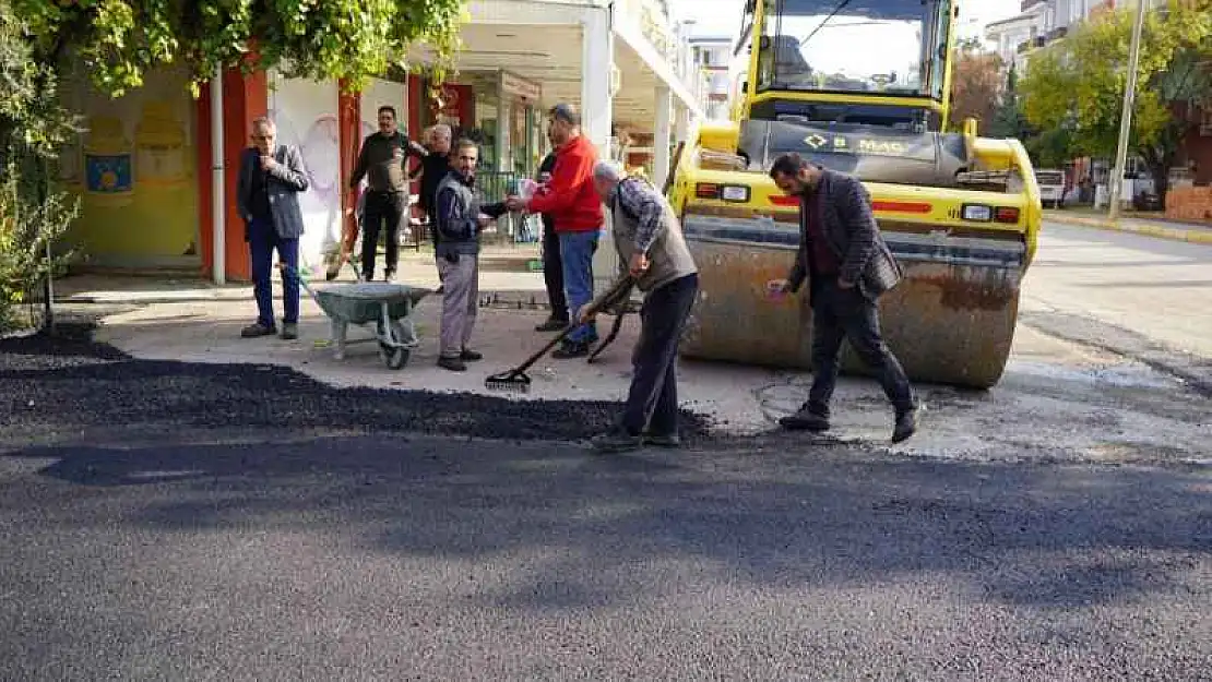 Mimar Sinan'da Asfalt Çalışması