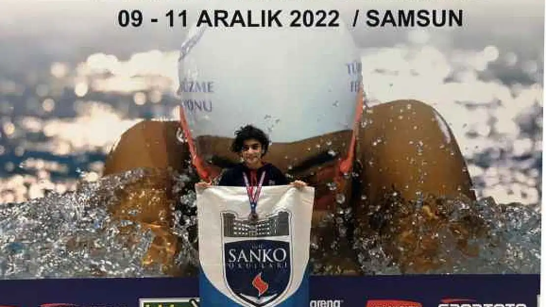 Sanko Okulları Öğrencisi Yüzmede Bronz Madalya Kazandı