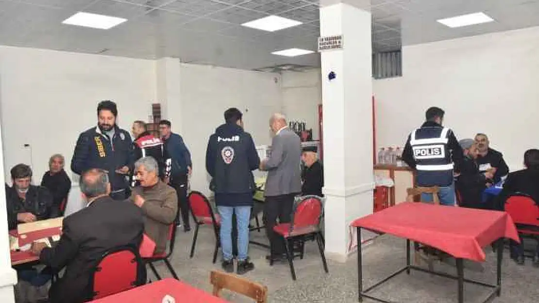 Polis ekiplerinden 'Şok' uygulama