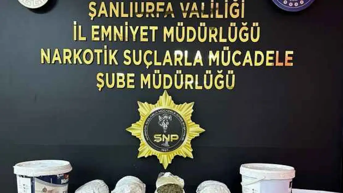 Boya kutusundaki uyuşturucuya 2 gözaltı