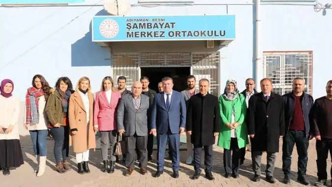 Aşcı'dan Şambayat Merkez Ortaokuluna ziyaret