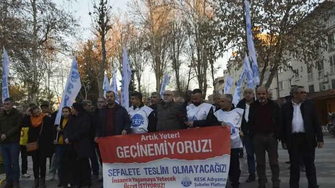 KESK üyelerinden maaş farkı tepkisi - Videolu Haber