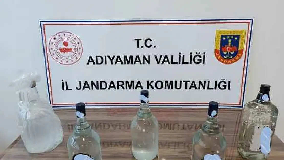 Adıyaman'da sahte alkole 1 gözaltı