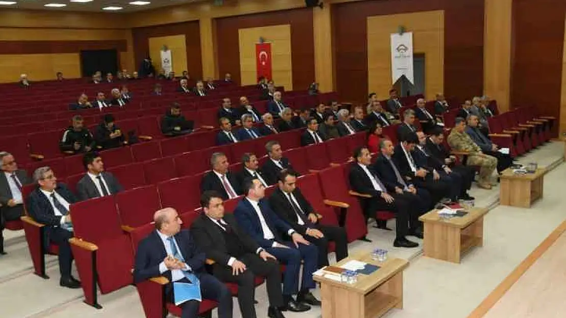 Adıyaman'da 2023 yılı 1. İl Koordinasyon Kurulu Toplantisi yapıldı