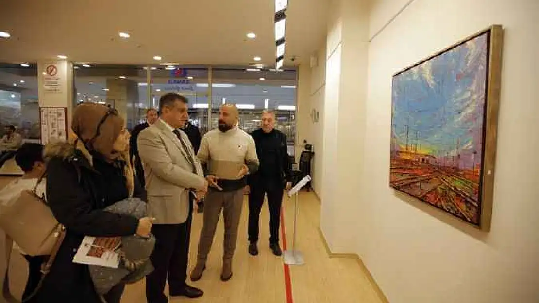 SANKO Sanat Galerisi'nde 'Araftaki An-Lar' temalı resim sergisi