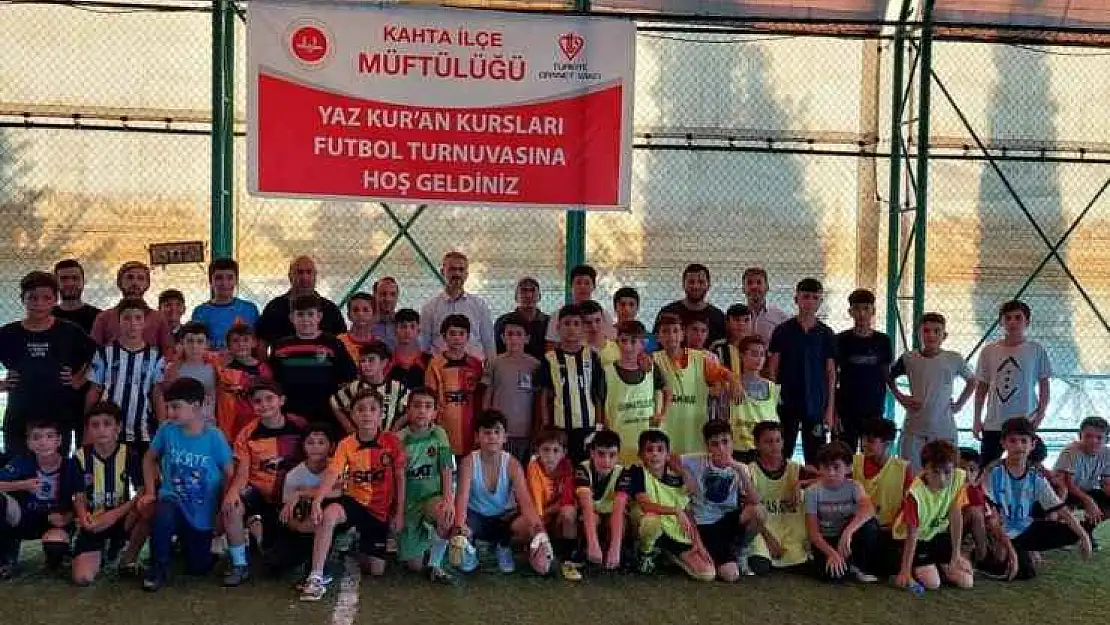 Kahta'da Yaz Kur'an Kursları Futbol Turnuvası Başladı