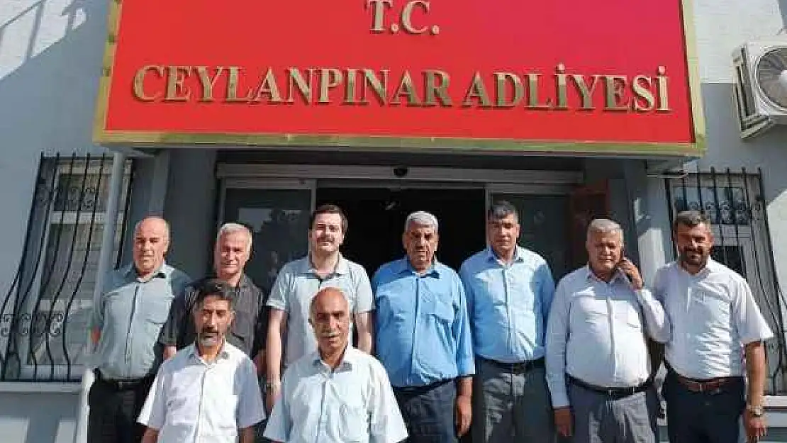 Muhtarlardan Tayini Çıkan Baş Savcıya Veda Ziyareti