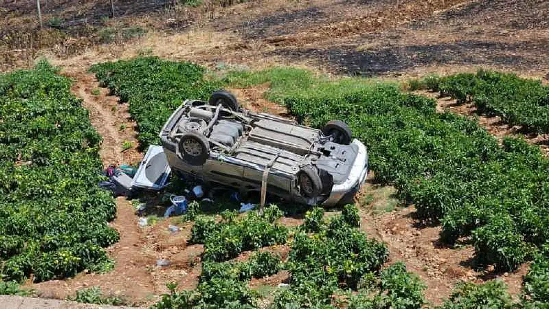 Kontrolden çıkan tanker şarampole yuvarlandı: 1 yaralı