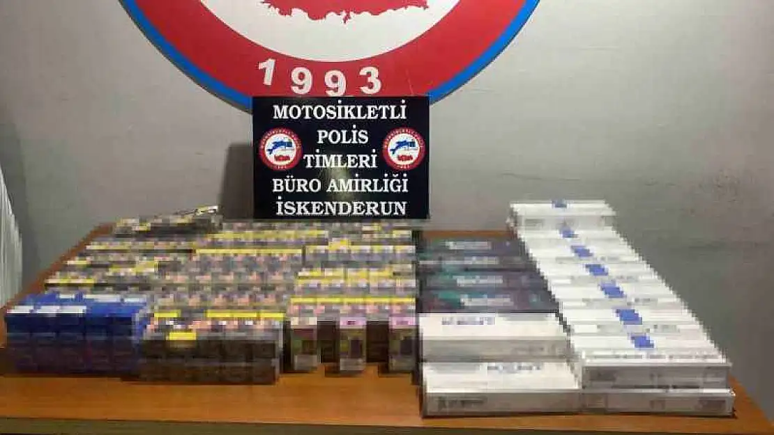 630 Paket Kaçak Sigara Ele Geçirildi