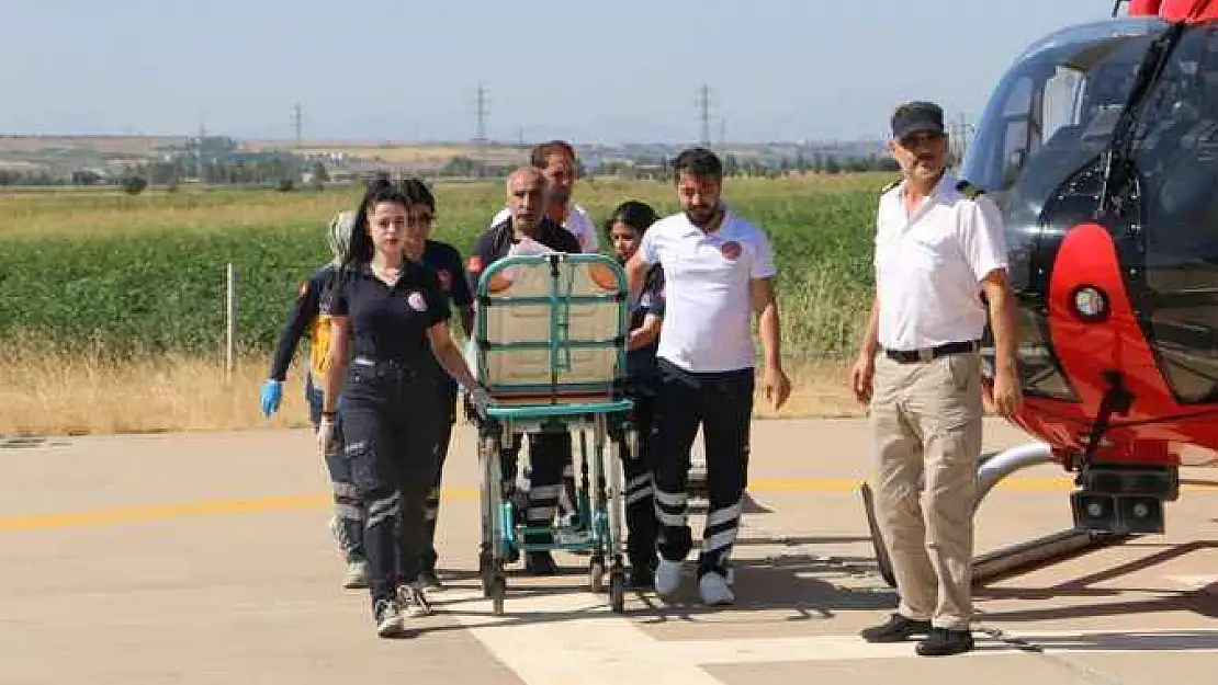 Ambulans Helikopter Bu Kez Yaşlı Kadın İçin Havalandı