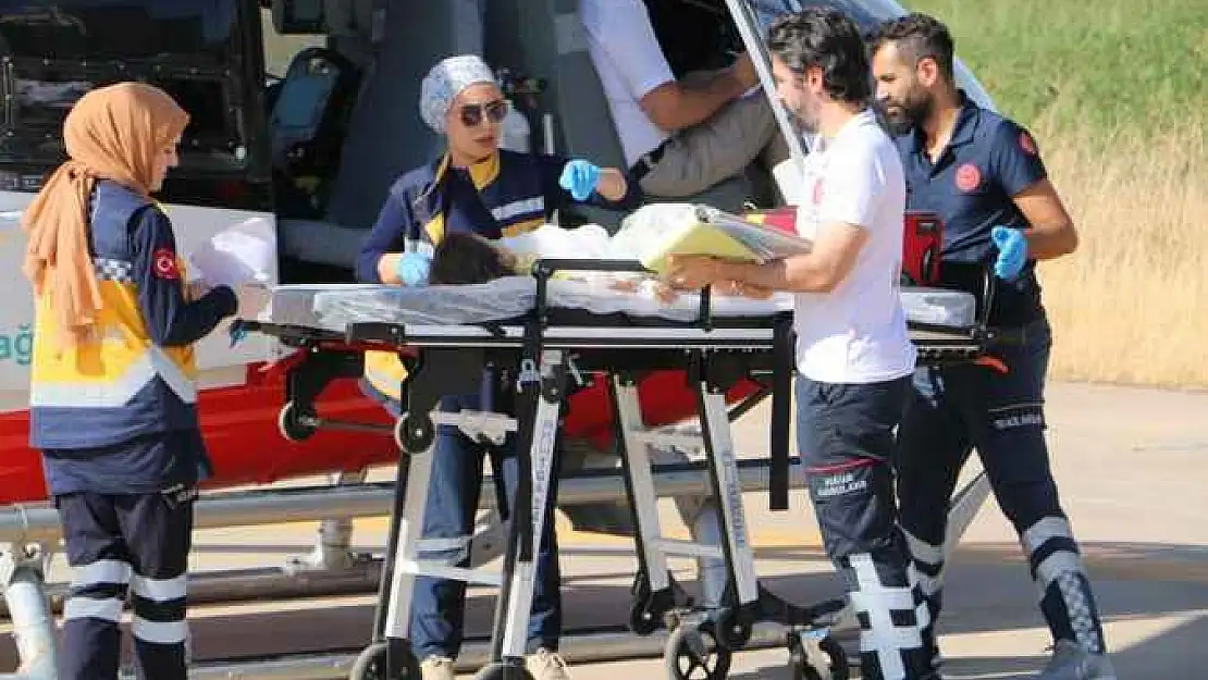 Ambulans Helikopter 2,5 Yaşındaki Eda İçin Havalandı