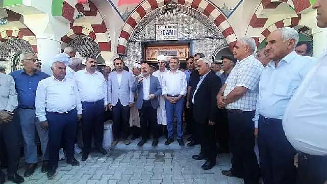 İzollu Cami yeniden ibadete açıldı