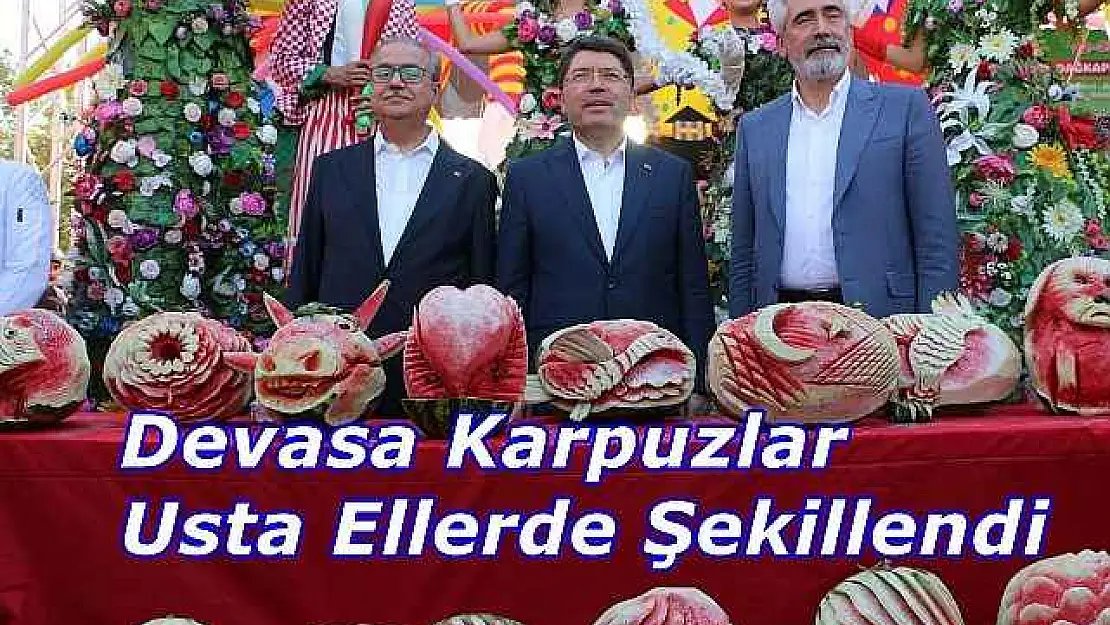 Bakan Tunç, Diyarbakır'da '13. Karpuz Festivali'ne katıldı