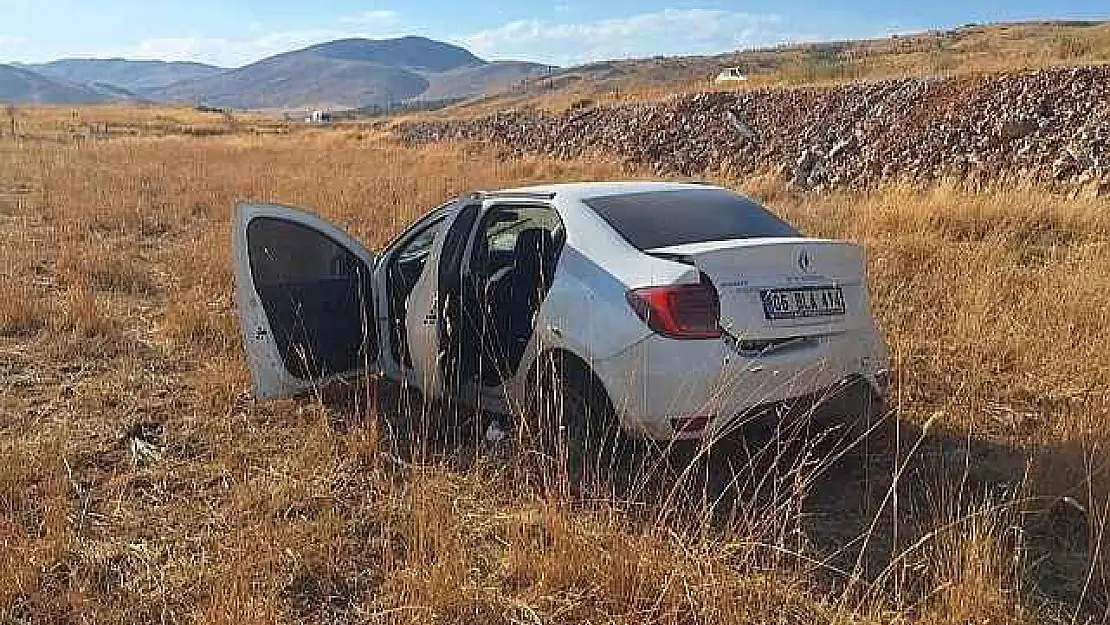 Malatya'da otomobil takla attı 1 yaralı