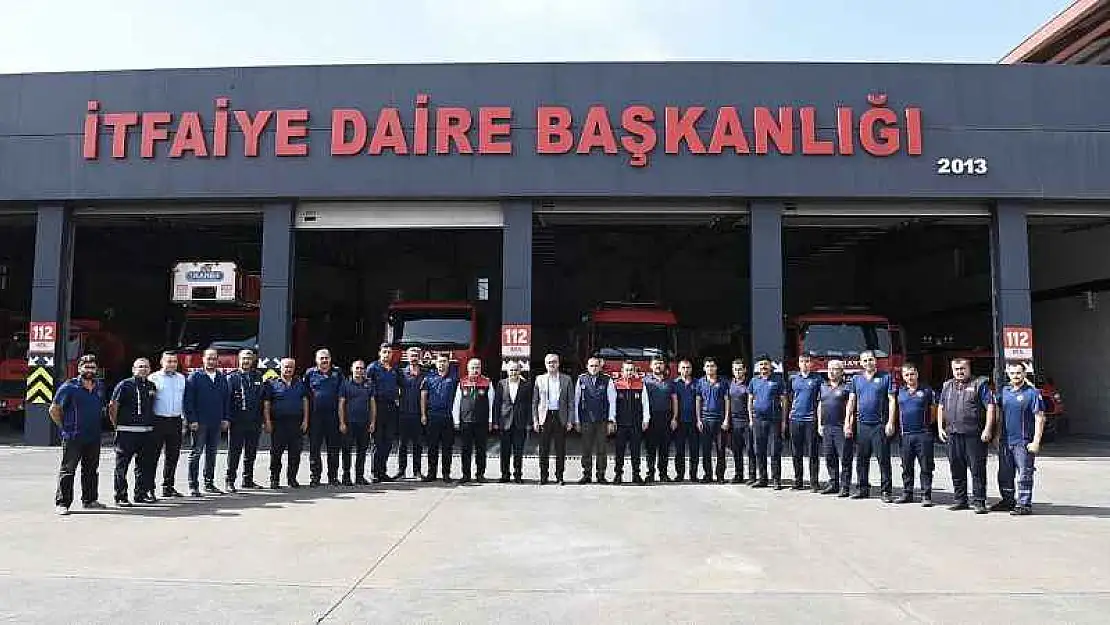 Başkan Güngör'den İtfaiye Teşkilatına Ziyaret