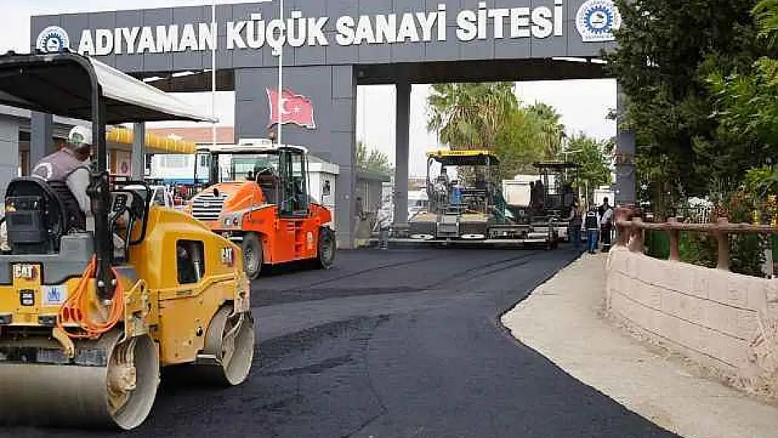 Küçük Sanayi Sitesi'nde Asfaltlama Çalışması Sürüyor