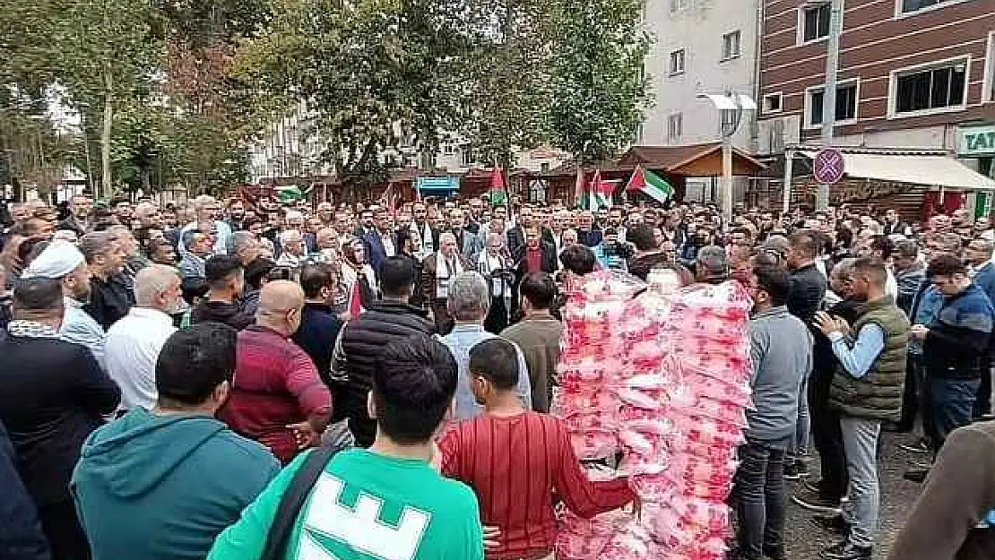 Adıyaman'da Gıyabi Cenaze Namazı Kılındı