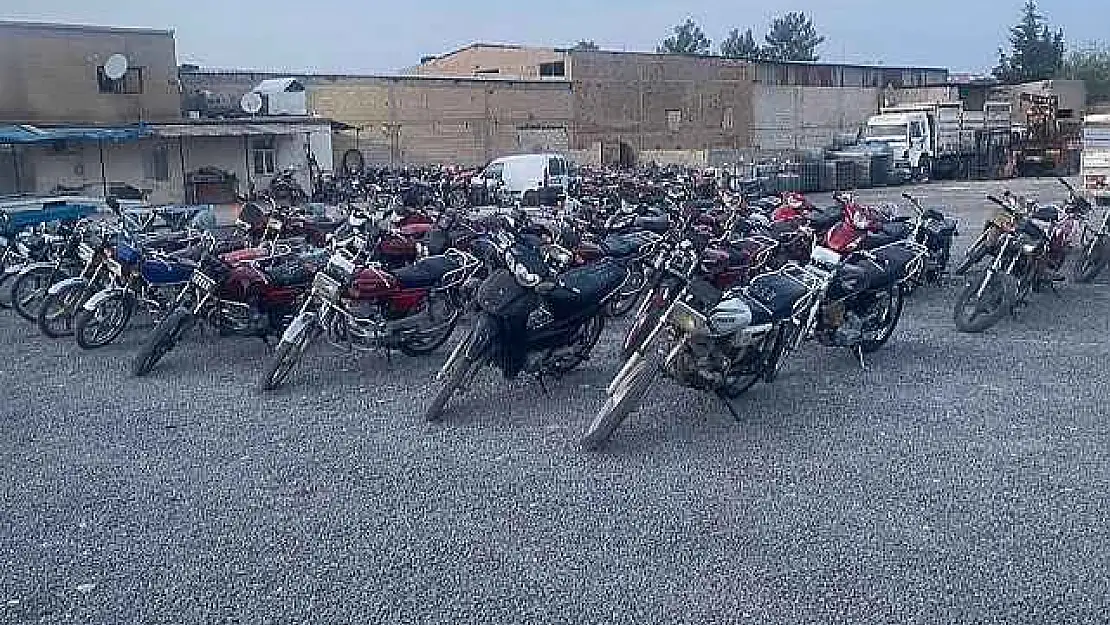 Çalıntı motosiklet operasyonu: 137 motosiklet ele geçirildi