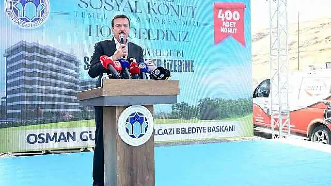 Battalgazi'de 400 sosyal konutun temeli atıldı