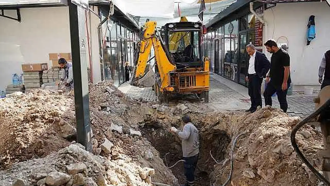 Balıkesir Çarşısının altyapı sorunu çözülüyor