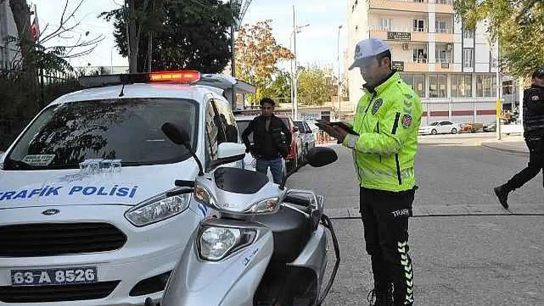 Motosiklet sürücülerine ceza yağdı