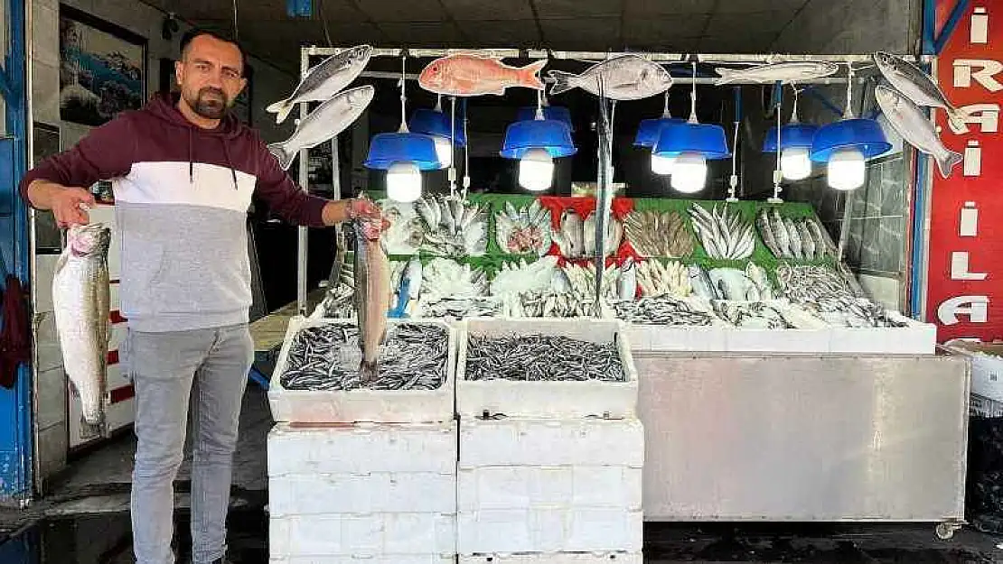 Ege ve Karadeniz'deki fırtına Kilis'teki balık tezgahlarını vurdu