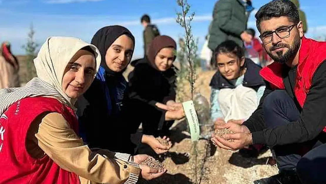 Deprem Şehidi Öğretmenler İçin Fidan Diktiler