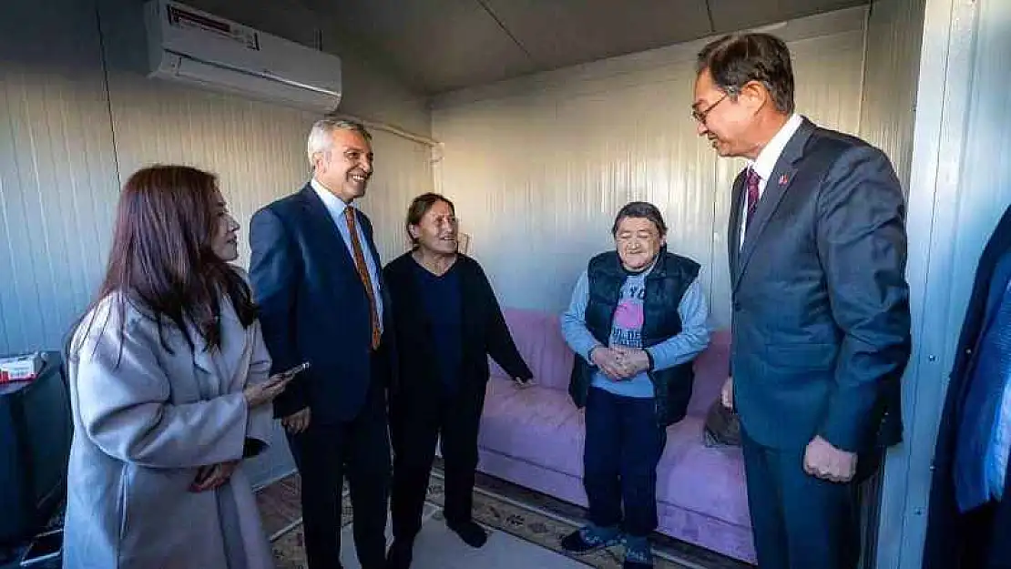 Malatya'da 210 konteynerden oluşan Korepck Mahallesi törenle açıldı