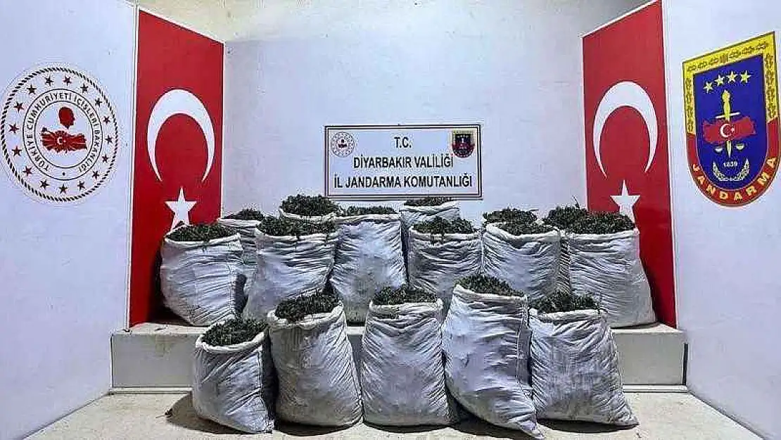 Diyarbakır'da 532 Kilo Esrar Maddesi Ele Geçirildi