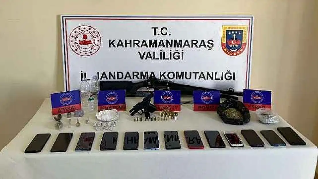 Kahramanmaraş'ta 3 haftada uyuşturucu sattığı öne sürülen 188 kişi yakalandı