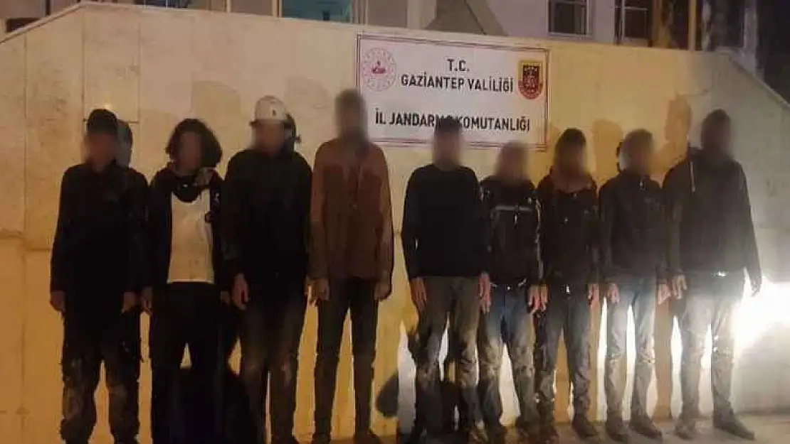 Gaziantep'te 45 düzensiz göçmen yakalandı