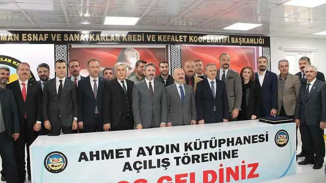 Bakan Yardımcısı Ahmet Aydın adına kütüphane açıldı