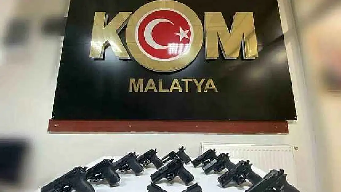 Malatya'da çok sayıda kaçak silah ele geçirildi