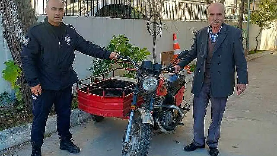 Gaziantep'te 22 yıl önce çalınan motosiklet bulundu